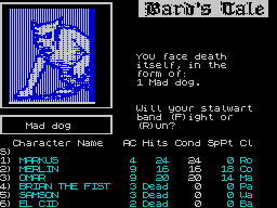 Bard's Tale screenshot 3 for Famicom